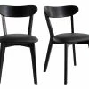 Chaises Vintage Noires (lot De 2) DOVE -Canapé Soldes chaises vintage noires lot de 2 dove 50031 608fbf37c30b0 1200 675