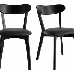 Chaises Vintage Noires (lot De 2) DOVE