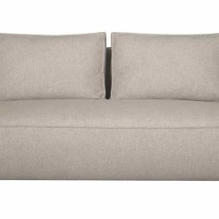 Chauffeuse Double Design En Tissu Beige PLURIEL