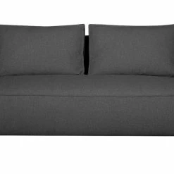 Chauffeuse Double Design En Tissu Gris Anthracite PLURIEL