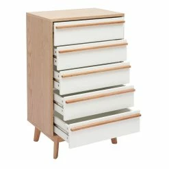 Commode Chiffonnier - Semainier Scandinave 5 Tiroirs L60 Cm HELIA -Canapé Soldes commode chiffonnier semainier scandinave 5 tiroirs l60 cm helia 23170 618aa29057951 1200 675