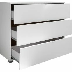 Commode Design Blanche 3 Tiroirs L104 Cm LALY -Canapé Soldes commode design blanche 3 tiroirs l104 cm laly 51036 61a74b8125520 1200 675