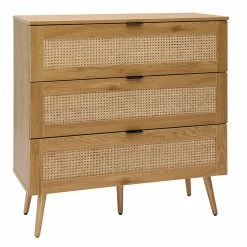 Commode En Bois Clair, Cannage De Rotin Et Métal Noir 3 Tiroirs L100 Cm MANILLE -Canapé Soldes commode en bois clair cannage de rotin et metal noir 3 tiroirs l100 cm manille 53635 63ac2ab9a1565 1200 675