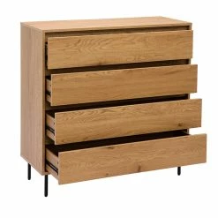 Commode Finition Bois Clair Chêne 4 Tiroirs L100 Cm ARAGON -Canapé Soldes commode finition bois clair chene 4 tiroirs l100 cm aragon 53643 63b3f0f6a0321 1200 675