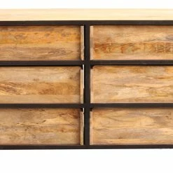 Commode Industrielle En Bois Manguier Massif Et Métal Noir 6 Tiroirs L130 Cm INDUSTRIA 13 Commode Industrielle En Bois Manguier Massif Et Métal Noir 6 Tiroirs L130 Cm INDUSTRIA -Canapé Soldes commode industrielle en bois manguier massif et metal noir 6 tiroirs l130 cm industria 32782 61b747e701bac 1200 675