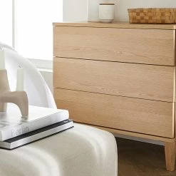 Commode Scandinave En Bois Clair Chêne 3 Tiroirs L80 Cm FREDDY -Canapé Soldes commode scandinave en bois clair chene 3 tiroirs l80 cm freddy 51830 636a89ecb3ffb 1200 675