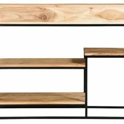 Console Industrielle Avec Rangements En Bois Massif Et Métal Noir 4 Tiroirs L115 Cm GRENELLE -Canapé Soldes console industrielle avec rangements en bois massif et metal noir 4 tiroirs l115 cm grenelle 46354 5d2c5701ca3ce 1200 675