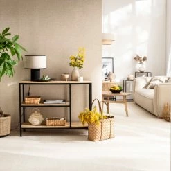 Console Industrielle En Bois Manguier Massif Et Métal Noir L100 Cm MERYN -Canapé Soldes console industrielle en bois manguier massif et metal noir l100 cm meryn 49962 621785c99188a 1200 675