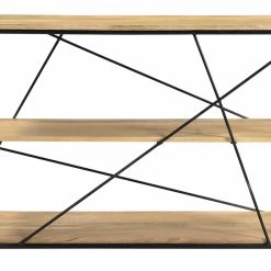 Console Industrielle En Manguier Massif Et Métal L115 MAESTRO