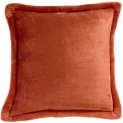 Coussin Doux Rouge Tomette 50 X 50 Cm FERO