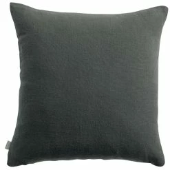Coussin En Lin Gris Foncé 45 X 45 Cm LINEN