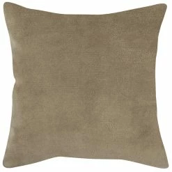 Coussin En Velours Beige 45 X 45 Cm VELUTO