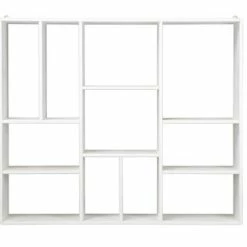 Étagère Murale Design En Bois Blanc L110 Cm CASYM