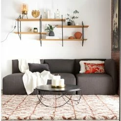 Etagère Murale XL Bois Et Métal BRIDGE -Canapé Soldes etagere murale xl bois et metal bridge 43093 5f1ee7d399cd2 1200 675