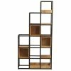 Etagère Séparateur D'espace En Bois Manguier Massif Et Métal Noir L90cm FINLEY -Canapé Soldes etagere separateur despace en bois manguier massif et metal noir l90cm finley 48873 60586e0267572 1200 675