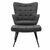 Fauteuil Avec Repose-pieds Gris MOOD - Miliboo & Stéphane Plaza