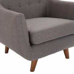Fauteuil Déhoussable En Tissu Gris Anthracite Et Bois Foncé YNOK -Canapé Soldes fauteuil dehoussable en tissu gris anthracite et bois fonce ynok 33588 5bb373f7331dc 1200 675