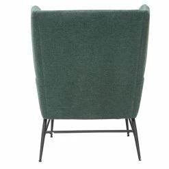 Fauteuil Design En Tissu Effet Velours Texturé Vert Et Métal Noir COME -Canapé Soldes fauteuil design en tissu effet velours texture vert et metal noir come 48367 5f63338b9b0d5 1200 675