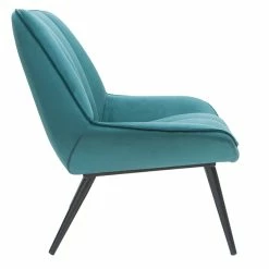 Fauteuil Design En Tissu Velours Bleu Pétrole Et Métal Noir BILLIE -Canapé Soldes fauteuil design en tissu velours bleu petrole et metal noir billie 48654 602bfe1824d50 1200 675