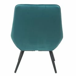 Fauteuil Design En Tissu Velours Bleu Pétrole Et Métal Noir BILLIE -Canapé Soldes fauteuil design en tissu velours bleu petrole et metal noir billie 48654 602bfe19c77ac 1200 675