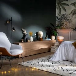 Fauteuil Design Marron Avec Tissu Effet Velours Texturé Gris Foncé Et Métal Noir MARCEAU -Canapé Soldes fauteuil design marron avec tissu effet velours texture gris fonce et metal noir marceau 50522 622784d452e5b 1200 675