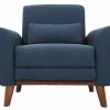 Fauteuil En Tissu Bleu Foncé Et Bois Foncé EKTOR -Canapé Soldes fauteuil en tissu bleu fonce et bois fonce ektor 40711 5bb3741911b8c 1200 675
