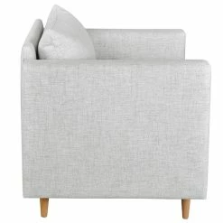 Fauteuil En Tissu Gris Clair Et Bois Clair GIADA -Canapé Soldes fauteuil en tissu gris clair et bois clair giada 51589 61f01df993da5 1200 675