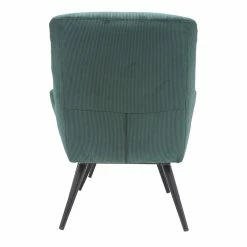 Fauteuil Et Repose-pieds Design En Tissu Velours Côtelé Vert Et Métal Noir ZOE -Canapé Soldes fauteuil et repose pieds design en tissu velours cotele vert et metal noir zoe 48651 5fd2482fb47ea 1200 675