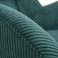 Fauteuil Et Repose-pieds Design En Tissu Velours Côtelé Vert Et Métal Noir ZOE -Canapé Soldes fauteuil et repose pieds design en tissu velours cotele vert et metal noir zoe 48651 5fd24833afe35 1200 675