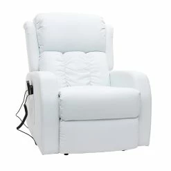 Fauteuil Relax électrique Massant Blanc GALLER 11 Fauteuil Relax électrique Massant Blanc GALLER -Canapé Soldes fauteuil relax electrique massant blanc galler 16704 5cff9f3036f4d 1200 675