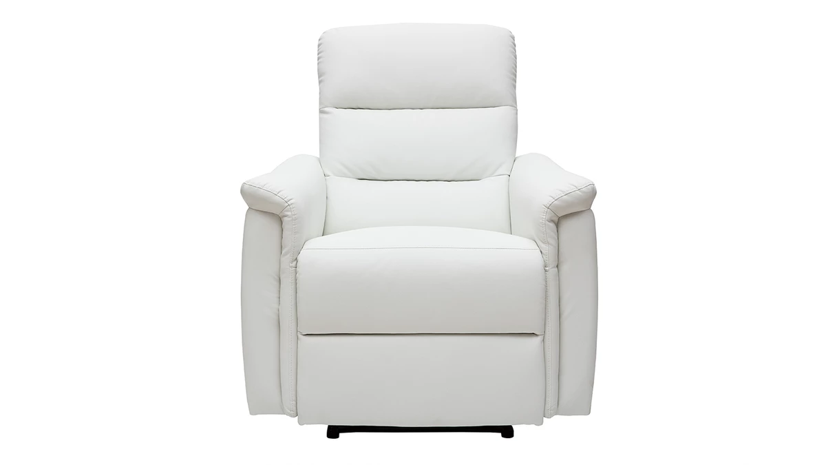 Fauteuil Relax Manuel Blanc MANDALA 3 Fauteuil Relax Manuel Blanc MANDALA