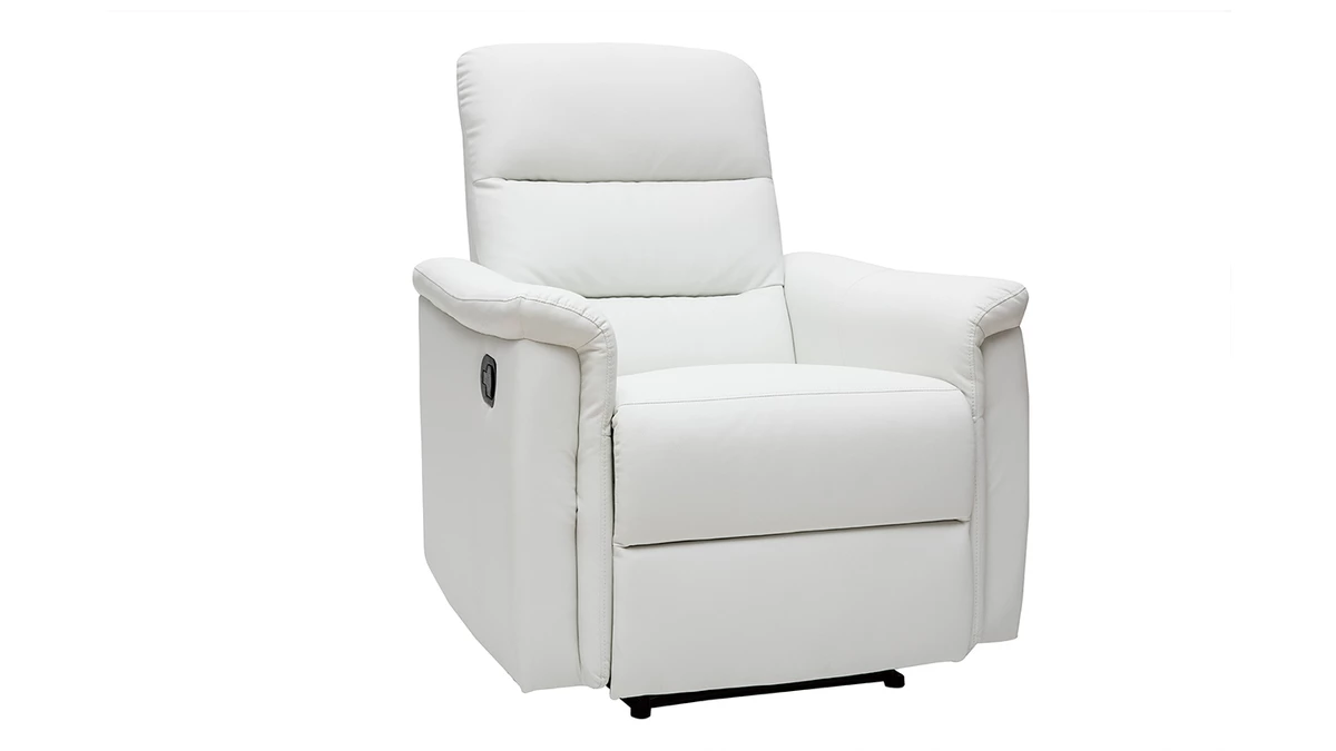 Fauteuil Relax Manuel Blanc MANDALA 4 Fauteuil Relax Manuel Blanc MANDALA – Image 2
