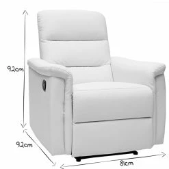 Fauteuil Relax Manuel Blanc MANDALA 16 Fauteuil Relax Manuel Blanc MANDALA -Canapé Soldes fauteuil relax manuel blanc mandala 47252 5dc52caa56b35 1200 675