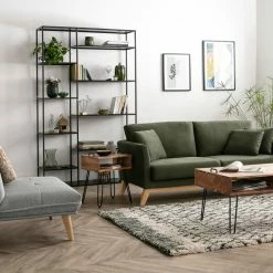 Fauteuil Scandinave à Combiner En Tissu Gris Clair Et Bois Clair BENNIE -Canapé Soldes fauteuil scandinave a combiner en tissu gris clair et bois clair bennie 45041 5d47d639f0426 1200 675