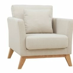 Fauteuil Scandinave Déhoussable En Tissu Beige Et Bois Clair OSLO -Canapé Soldes fauteuil scandinave dehoussable en tissu beige et bois clair oslo 49043 60142e78b46a0 1200 675