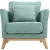 Fauteuil Scandinave Déhoussable En Tissu Vert Lagon Et Bois Clair OSLO -Canapé Soldes fauteuil scandinave dehoussable en tissu vert lagon et bois clair oslo 41595 5bb37436a542a 1200 675
