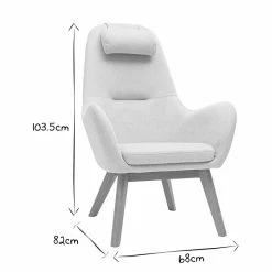 Fauteuil Scandinave En Tissu Beige Et Bois Clair MANIA -Canapé Soldes fauteuil scandinave en tissu beige et bois clair mania 51931 62ce7e9172981 1200 675