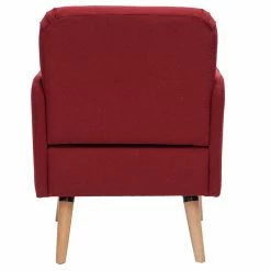 Fauteuil Scandinave En Tissu Bordeaux Et Bois Clair ISKO -Canapé Soldes fauteuil scandinave en tissu bordeaux et bois clair isko 48964 5fb39e302dad8 1200 675