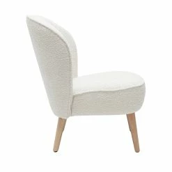 Fauteuil Scandinave En Tissu Effet Laine Bouclée écru Et Bois Clair AMANITA -Canapé Soldes fauteuil scandinave en tissu effet laine bouclee ecru et bois clair amanita 52619 635aa55c9571c 1200 675