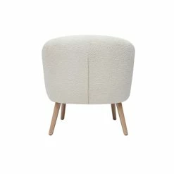 Fauteuil Scandinave En Tissu Effet Laine Bouclée écru Et Bois Clair MAGGIE -Canapé Soldes fauteuil scandinave en tissu effet laine bouclee ecru et bois clair maggie 52616 6348750ed1467 1200 675