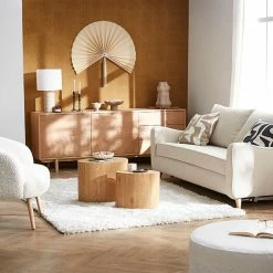 Fauteuil Scandinave En Tissu Effet Laine Bouclée écru Et Bois Clair MAGGIE -Canapé Soldes fauteuil scandinave en tissu effet laine bouclee ecru et bois clair maggie 52616 63d1046f10774 1200 675