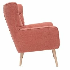 Fauteuil Scandinave En Tissu Effet Velours Texturé Terracotta Et Bois Clair AVERY - Miliboo & Stéphane Plaza -Canapé Soldes fauteuil scandinave en tissu effet velours texture terracotta et bois clair avery miliboo et stephane plaza 48372 5f1abc9446cc1 1200 675