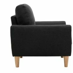 Fauteuil Scandinave En Tissu Gris Anthracite Et Bois Clair ALICE -Canapé Soldes fauteuil scandinave en tissu gris anthracite et bois clair alice 43867 63ef9227337df 1200 675