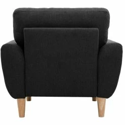 Fauteuil Scandinave En Tissu Gris Anthracite Et Bois Clair ALICE -Canapé Soldes fauteuil scandinave en tissu gris anthracite et bois clair alice 43867 63ef9229d384d 1200 675