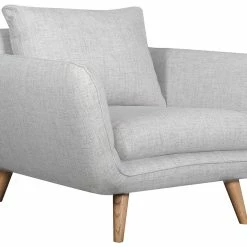 Fauteuil Scandinave En Tissu Gris Clair Chiné Et Bois Clair CREEP -Canapé Soldes fauteuil scandinave en tissu gris clair chine et bois clair creep 50205 6109632b03fc0 1200 675