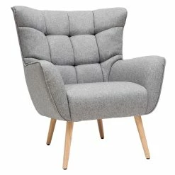 Fauteuil Scandinave En Tissu Gris Clair Et Bois Clair AVERY - Miliboo & Stéphane Plaza -Canapé Soldes fauteuil scandinave en tissu gris clair et bois clair avery miliboo et stephane plaza 47180 5dc56a7db2c2a 1200 675