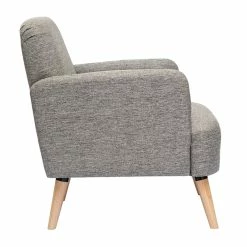 Fauteuil Scandinave En Tissu Gris Clair Et Bois Clair ISKO -Canapé Soldes fauteuil scandinave en tissu gris clair et bois clair isko 52649 63032ca48c104 1200 675