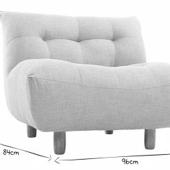 Fauteuil Scandinave En Tissu Gris Clair Et Bois Clair YUMI -Canapé Soldes fauteuil scandinave en tissu gris clair et bois clair yumi 41379 60acc001caa1e 1200 675