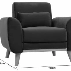 Fauteuil Scandinave En Tissu Velours Bleu Pétrole Et Bois Clair EKTOR -Canapé Soldes fauteuil scandinave en tissu velours bleu petrole et bois clair ektor 48844 5fdb76c3c0da7 1200 675