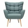 Fauteuil Scandinave En Tissu Vert Et Bois Clair AVERY - Miliboo & Stéphane Plaza -Canapé Soldes fauteuil scandinave en tissu vert et bois clair avery miliboo et stephane plaza 47182 5dc57d61d60d4 1200 675